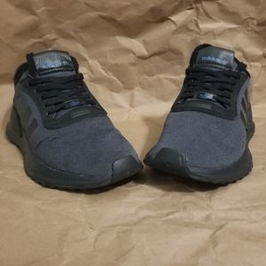 Men's Adidas Blue & Black Shoes